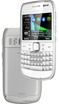 Nokia E6-00, White. Nokia