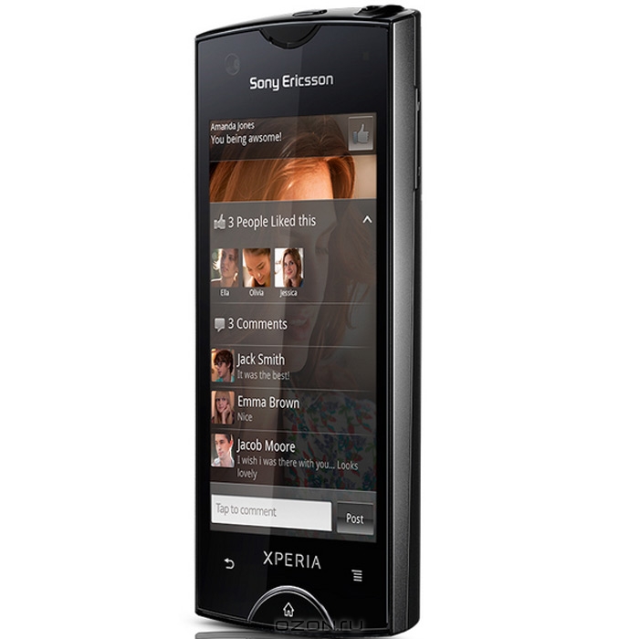 Sony Ericsson Xperia Ray, Black